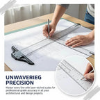 T Square Ruler Portable Removable Plastic Drafting Tool 45-80cm for Professional Drafting Engineering Design School Class Use