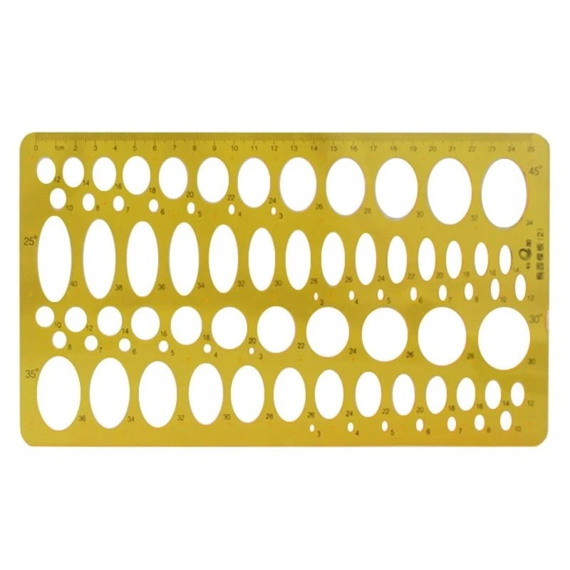 62KA Drafting Stencils Measuring Tools Geometric Rulers Plastic School Office Supply，School supplies set，xros