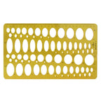 62KA Drafting Stencils Measuring Tools Geometric Rulers Plastic School Office Supply，School supplies set，xros