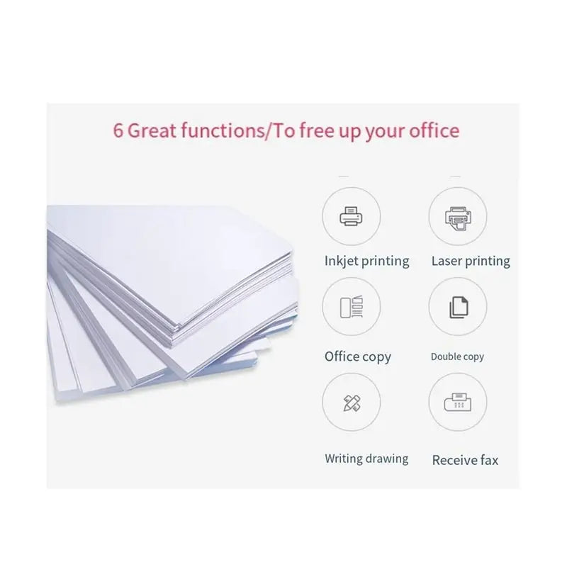 AC57-A4 Copy Paper, Printer Paper, Multipurpose, Printer Paper 8.27X11.69 Inch White, White Paper,Office Supplies(500 Sheets)