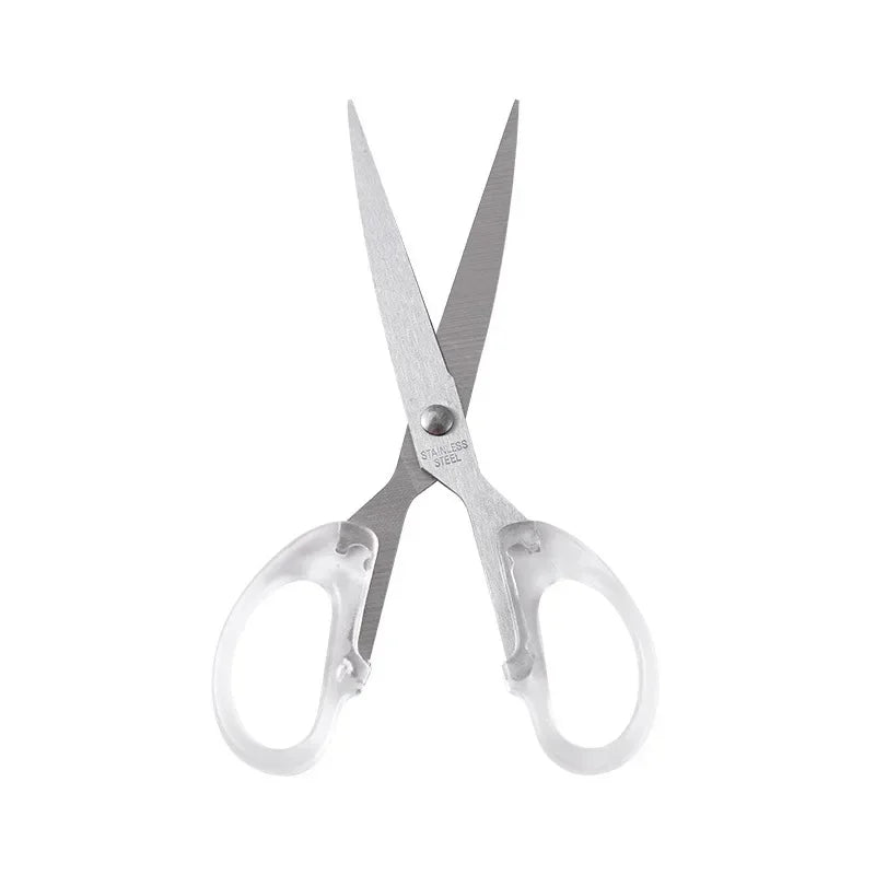 Student Office Paper-cut Scissors Stainless Steel Household Handmade Scissors Sharp and Small Sewing Scissors Household Tools