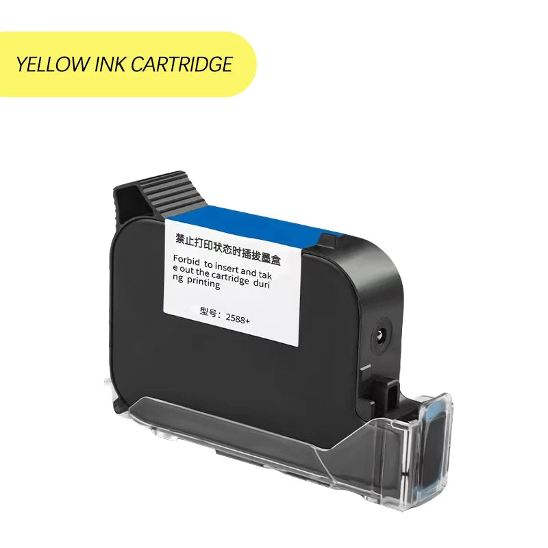 2588+ High adhesion solvent Quick drying cartridges for 12.7MM inkjet printers with unencrypted color cartridges