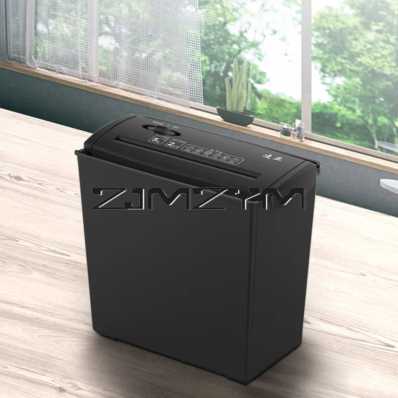 10L Paper Shredder Small Mini Office Paper Shredder Household Electric Strip Paper Shredder Business