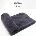 1/2/3/5 Car Cleaning Towels, Microfiber Car Towels, Vehicle Cleaning Cloths, Strong Water-Absorbing Car Glass Cleaning Towel Supplies
