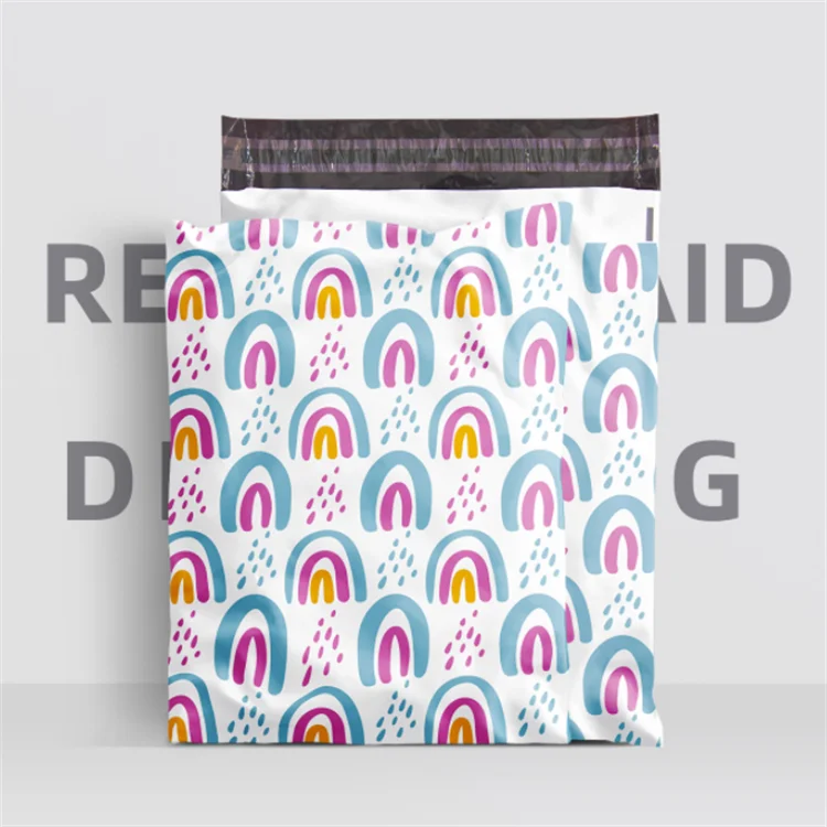 100PCS 10*13in Poly Mailer Adhesive Envelope Shipping Bag DIY Thick T-shirt Dresses Book Christmas Toys Gifts Packaging Pouches