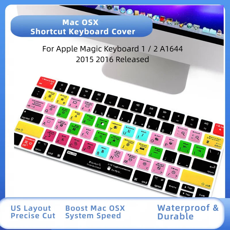 Ableton Live Avid Pro Tools Final Cut Pro X PS Hotkey Functional Keyboard Cover US Layout for Magic Keyboard A1644 MLA22B/A