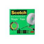 3M Scotch 810 Invisible Tape, Stable Quality Strong Adhesion Tape, Easy To Tear, Tear Noise Free