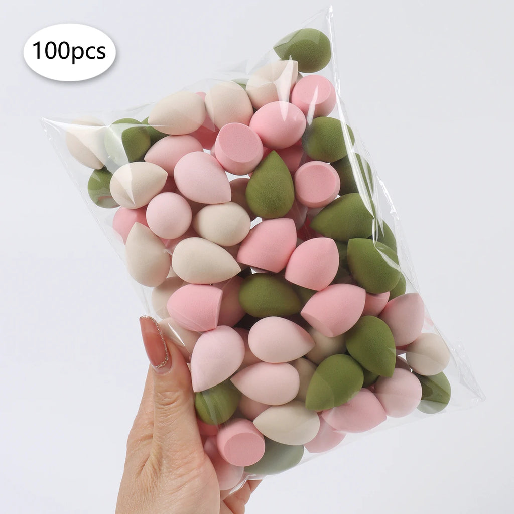 10/20/30/50/100Pcs Mini Makeup Sponge, Expands When Exposed to Water, Suitable for All Skin Types