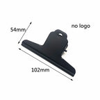 Retro Metal Wide Binder Clip Big Black Gold Binder Paper Clips Metal Hinge Clip Clamps for Crafts Photos Office School Supplies