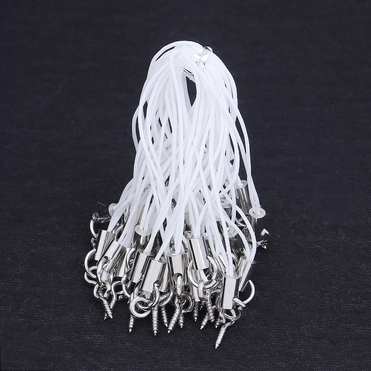 50pcs/lot Hand Wrist Lanyard String Short Grip Lanyard Mobile Phone Strap for USB Flash Drive Keychain ID Badge Holder DIY