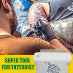 Marklife Thermal Inkless Printer A4&Tattoo Maker Mini Portable Bluetooth Wireless Used For School Office Small Business Machine