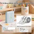 NIIMBOT D110 Upgraded Version Thermal Label Printer Mini Portable Name Tag Label Maker With Tape for Office Home Kitchen School