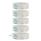 18/12/8mm Transparent Adhesive Tape Pack Tools Stationery Office School Supplies Students Adhesive Tape Packing Present Flower