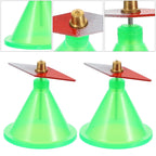 16 Pcs Plastic Small Magnetic Needle Mini Compass Field Teaching Instrument Educational Tool Direction Indicator For Laboratory
