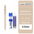 uniball ZENTO Standard 0.38/0.5mm Gel Pens,Water-Based Smooth Writing Roller Ball Pens Fit for a variety of occasions Stationery
