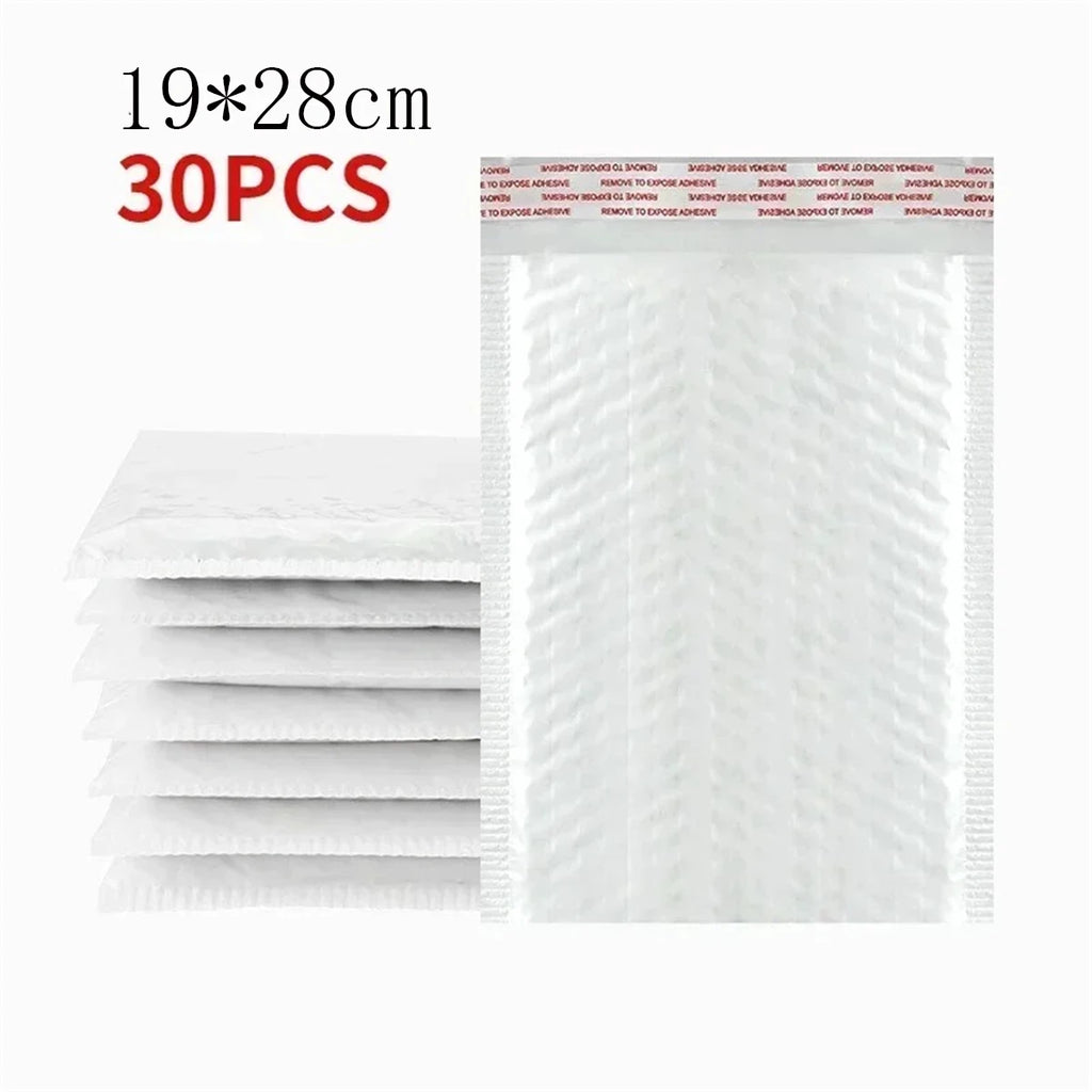 11/15/23cm White Bubble Envelopes Convenient Thicken Waterproof Shockproof Bubble Mailers Envelope Bags Self Seal Packing Bag