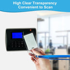 50/20/10PCS Transparent Name ID Badge Holder Waterproof Thick Vertical Business Card Holder Protectors with Resealable Zip