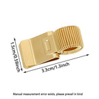 1pcs Metal Pen Clip with Spring Securely Holds Notebook Paper Minimalist Desktop Organizer Ideal for School and Office Use