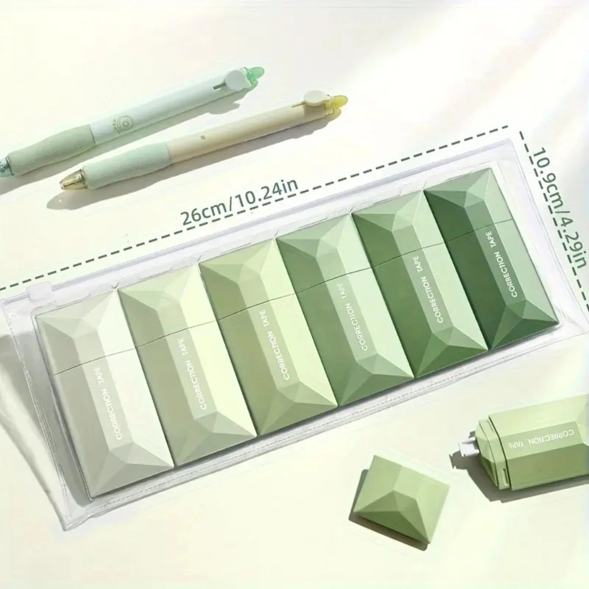 Tapes Supplies Correction Tools Kids 6Pcs School Tape Tipex Study White-out Writing Whiteout Portable Stuff Students