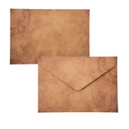 10 Pcs Vintage Pattern Thick Paper Envelope Thicken Retro Stationery Wedding Invitation Invited Gift Greeting Card Envelopes