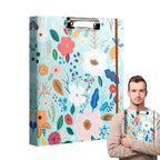 3 Ring Binder Portable 3Ring View Binder Non-Stick File Folders Letter Size Refillable Office Supplies with Divider School