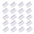 100Pcs Security Pattern Business Envelopes White Self-Sealing Privacy Protection Office Document Mailers Letter Size Mailing