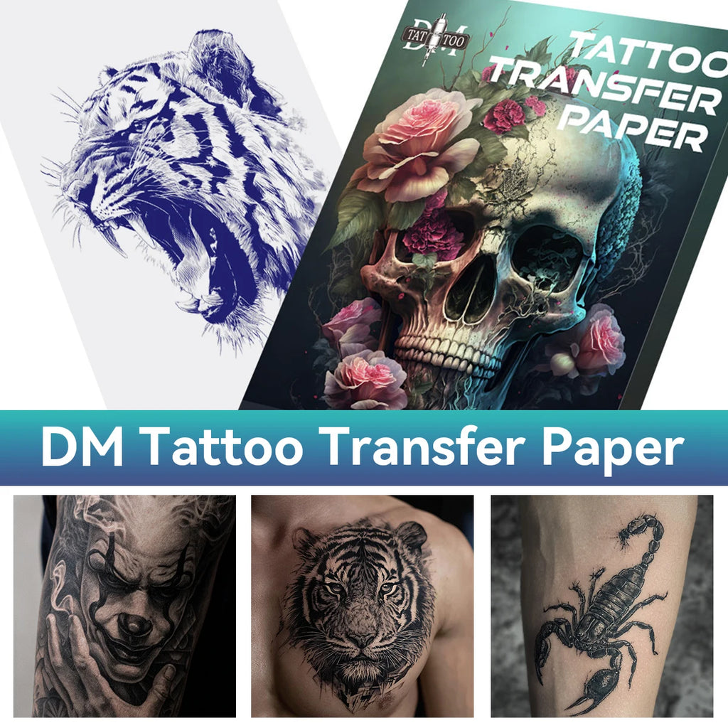 10/20/30/50/100pcs DM New A4 Tattoo Transfer Paper Copy Paper Used for Tattoo Transfer Machine Thermal Paper Tattoo Accessories