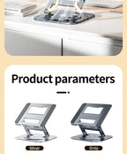 Laptop Stand 360° Rotatable Notebook Holder Liftable Desk Riser Stand Aluminum Alloy Stand Compatible With 9.7-17.3 Inch Laptops