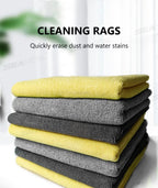 SEAMETAL 3/5/10pcs Car Wash Microfiber Towel Soft Edgeless Car Polishing Cloth Waxing Towel 40X40CM for Car Cleaning Accessories
