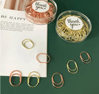 60pcs Creative 25mm Paper Clips Cute Paper Clip Mini Metal Paper Clip - Perfect For Planners & Office Supplies