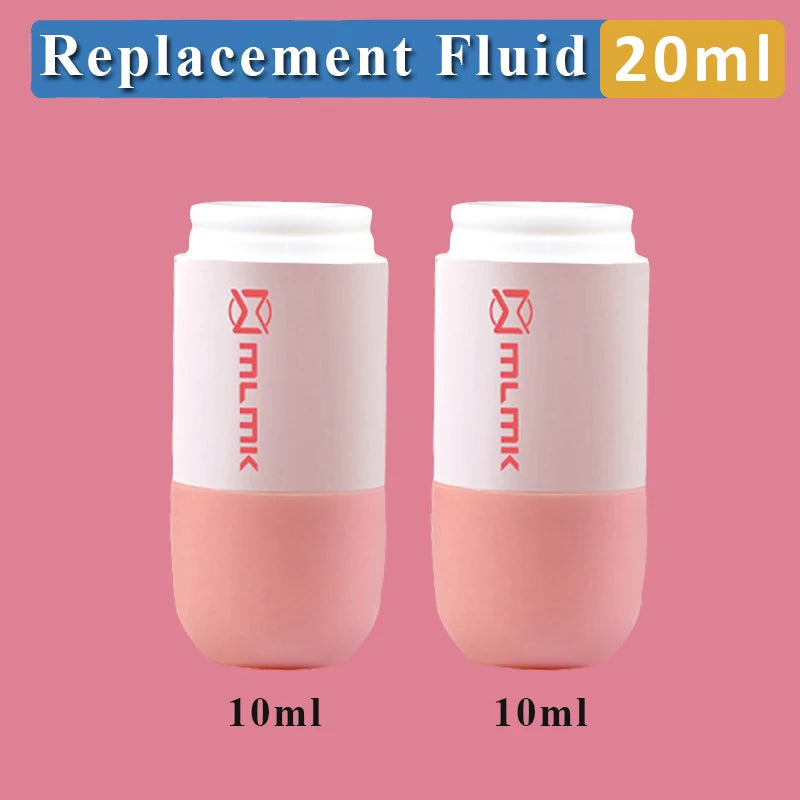 2 in 1 Thermal Paper Correction Fluid with Unboxing Knife Durable Home Anti Peep Identity Protection Fluid Eraser Stamp