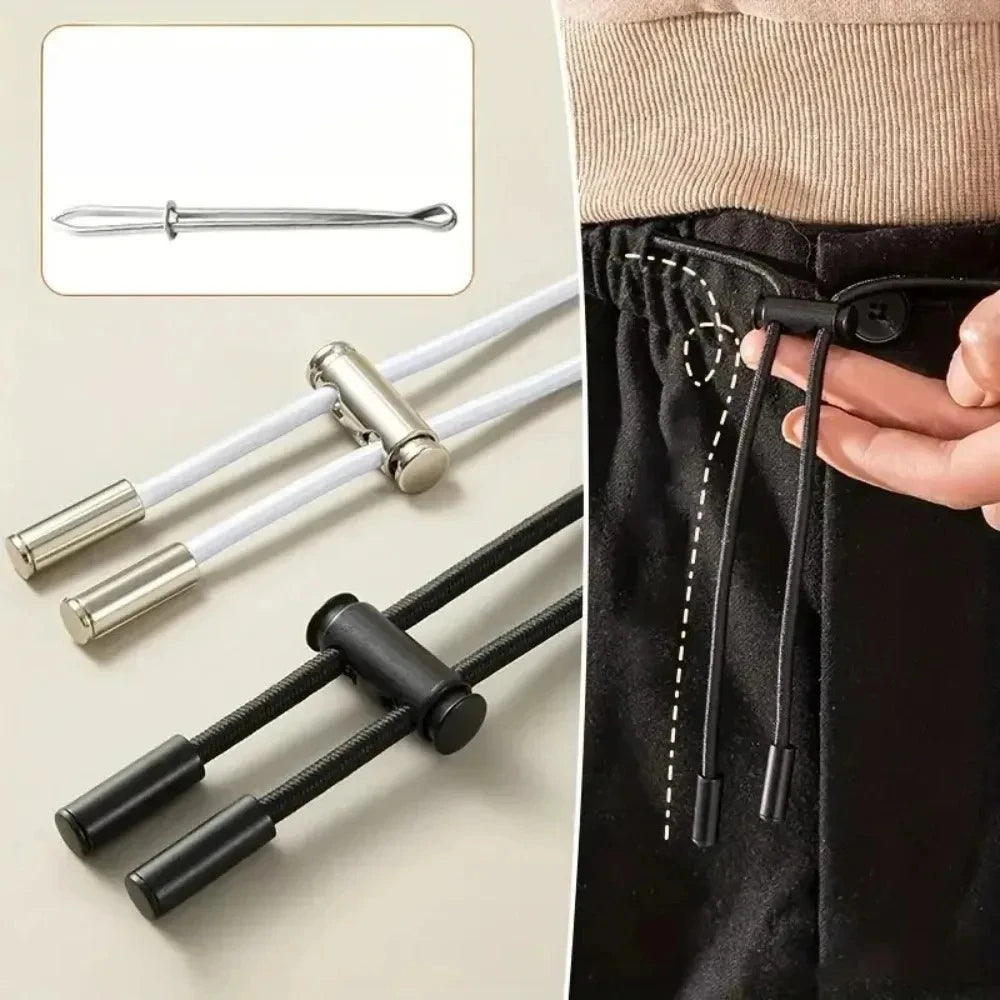 New style cuff cap with end stopper rope buckle, adjustable padding drawstring zipper belt hook and loop fastener