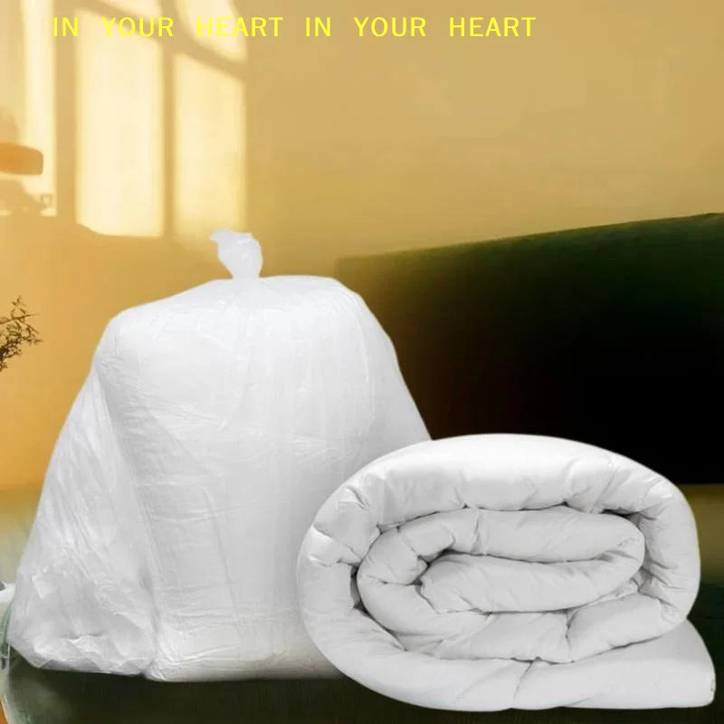 【X】Trash Bags Large Capacity Trash Bag Disposable Thickened Storage Bags Clear Recycling Bin Liners Bags Plastic Refuse Sacks