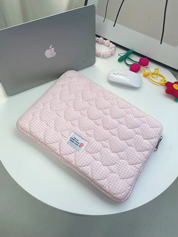 Cute Laptop Sleeves 13.3 14 15 15.6 Inch For Macbook Tablet Sleeve Bag For IPad Pro9.7 10.2 11 Air3 4 10.5 10.9 XiaoMi Samsung