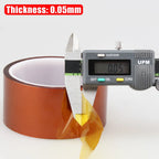 5-40mm Kapton Tape Polyimide Adhesive Insulating Adhesive Tape Каптоновый Скотч Heat Tape for Board Protection