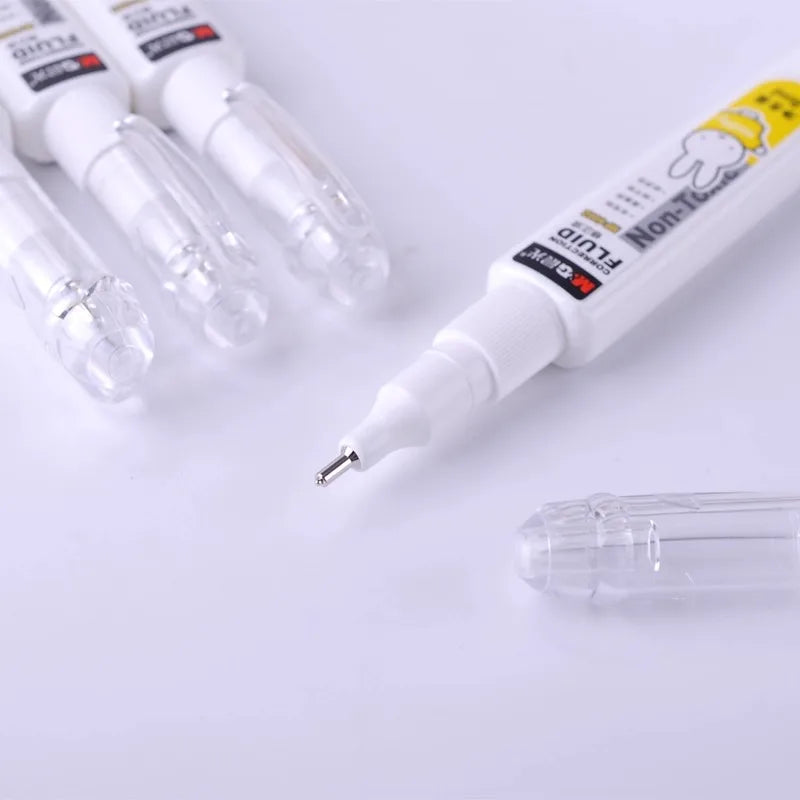M&G Pen Correction Fluid, 8ml/pc, Correct Error Use, Suitable for Students and Office Use, Wholesale Correction Fluid
