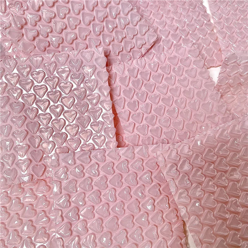 10Pcs Pink Love Bubble Mailer Self-Seal Packaging Bags Small Business Supplies Padded Envelopes Bubble Envelopes Mailing Bags