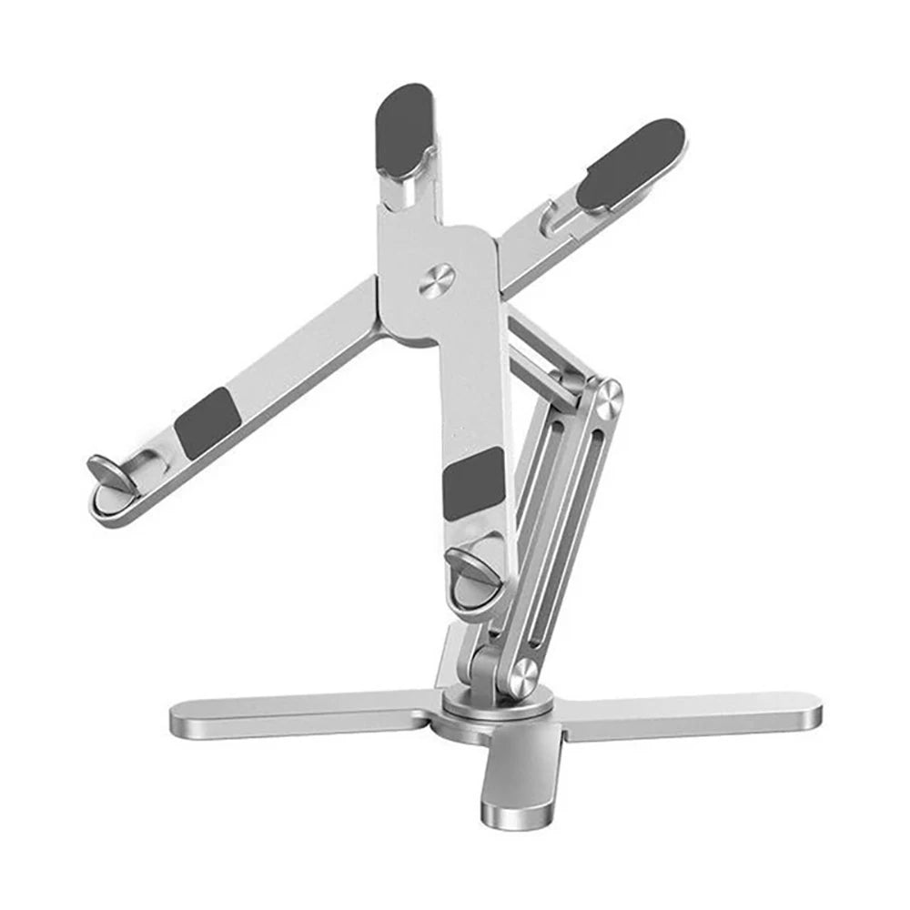 Foldable Laptop Stand 360°Rotation Notebook Table Holder Aluminum Alloy Portable Book Tablet Bracket Open-ended Heat Dissipation
