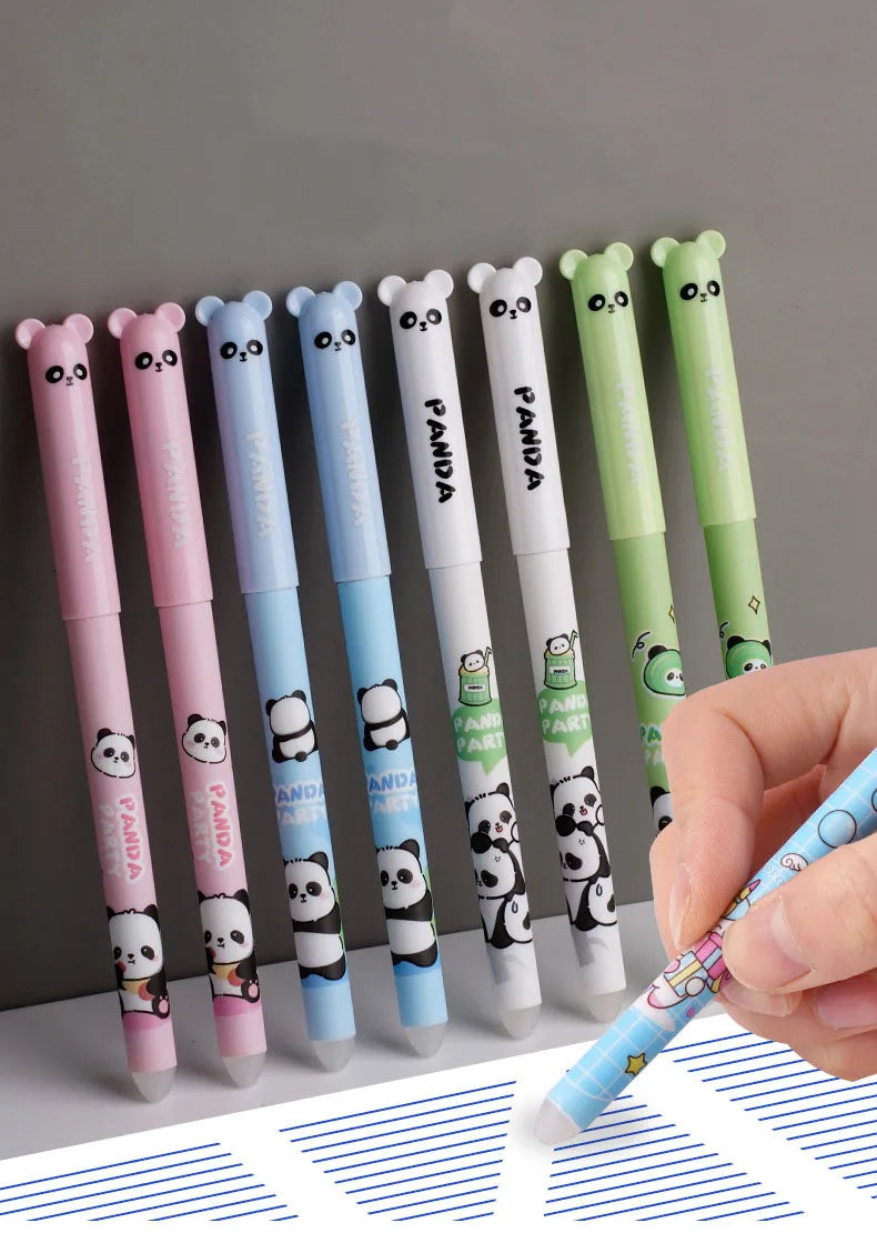 4 Pieces Lytwtw's Cartoon Cute Kawaii Capybara Unicorn Erasable Pen Creative School Office Gel Pens Suppliies Stationery