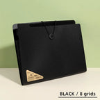 Three Colors Horizontal A4 Folder Students Office Business Trip Multi-layer Large Capacity 5/8/13 Layers Storage Organ Bag