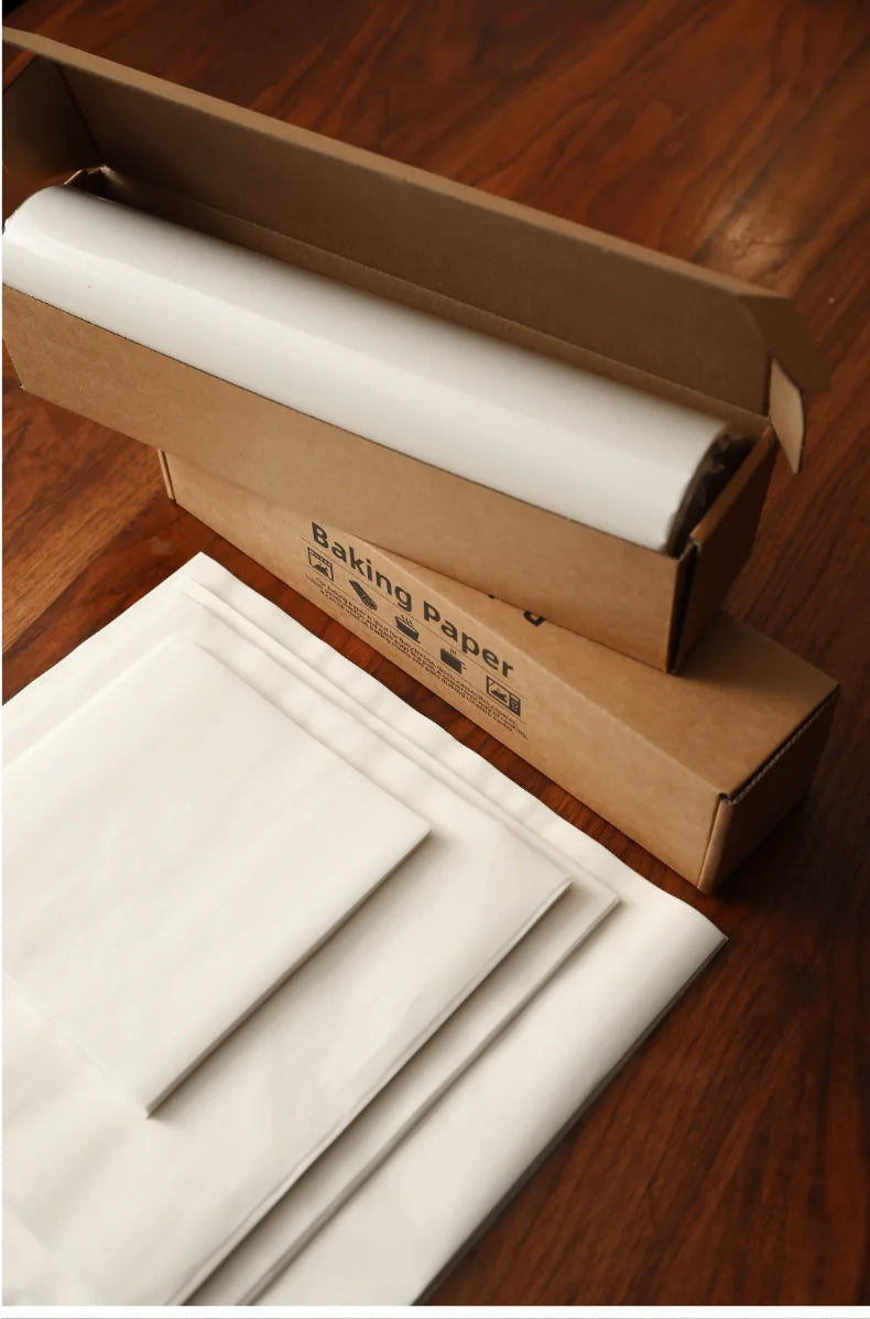 Parchment Paper Baking Paper Non-Stick Precut Square 4” to 12” Baking Sheets Oven Grilling Air Fryer Steaming Bread Cake Cookie