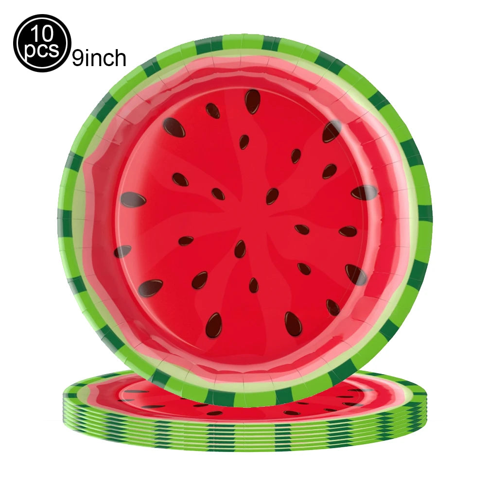 Watermelon Party Tablecloth Plastic TableCover One in a Melon Theme Girl Birthday Decoration 1st 2nd 3th Birthday Party Supplies