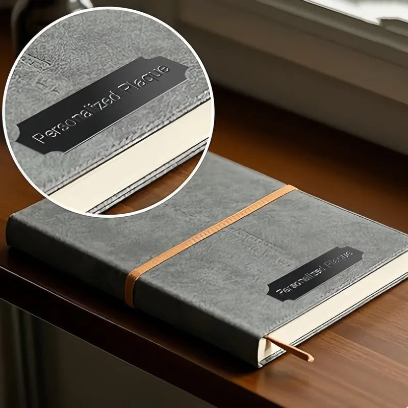 Black Finish Surface Blank Name Badges 30 pcs, perfect for Office Desk Labeling, Durable Scratch Resistant