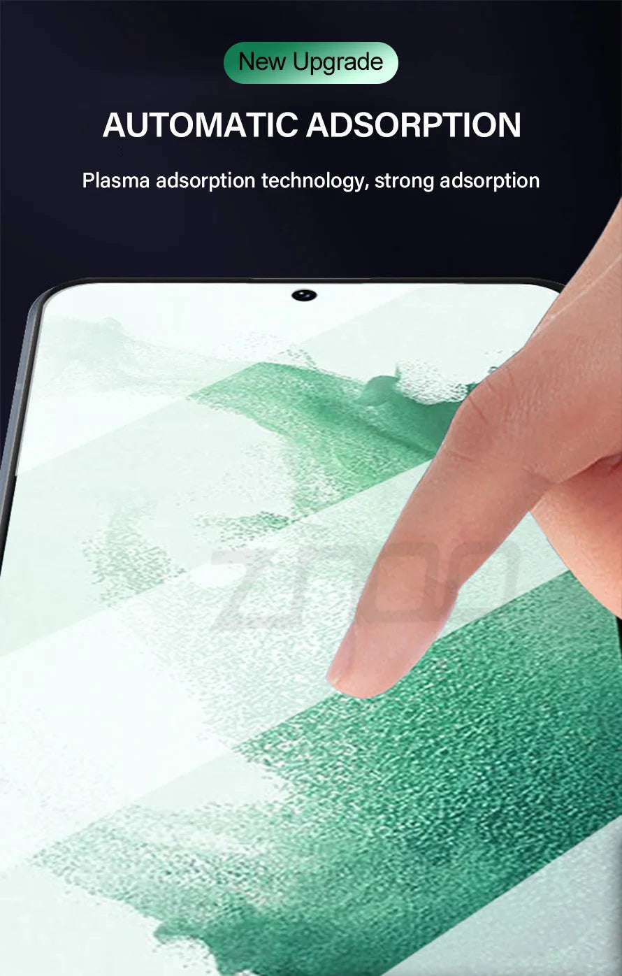 2PCS Tempered Glass For Samsung Galaxy S21 S22 S23 Plus S24 FE S25 S26 Ultra S25edge Screen Protector Fingerprint Unlocking