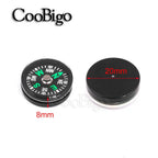 10pcs Paracord Bracelet Compass Portable Handheld Compasses Outdoor Camp Night Fishing Hiking Climbing Survival Navigation Tool