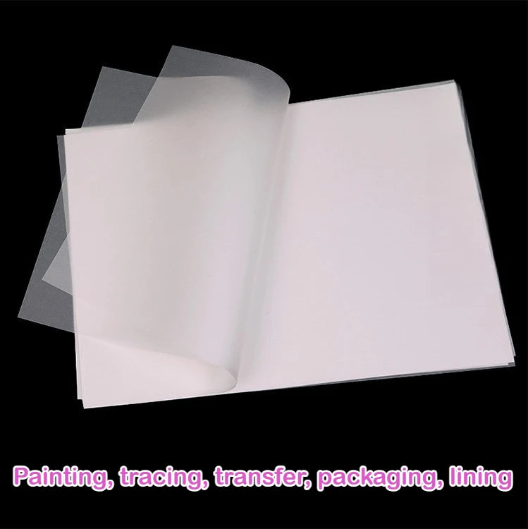 500/50 Sheets Tracing Paper A5 A4 White Translucent Sketching Papers Drawing For Drawing Art Paper Office School Art Supplies