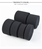 1/2/3/5M 10-80mm Black Elastic Band Nylon Rubber Bands At The Meter Apparel Sewing Bungee Cord Belt Spring Webbing Tape Supplies