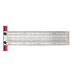 6/12 Inch Line Ruler Precision Marking 1/ 64" T Rule Woodworking Tools Stainless Steel Positioning Scribe Gauge with Marking Pen