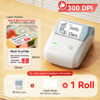 Niimbot B1 Pro Label Printer 300 DPI High-definition Red Black Color Printing Self-adhesive Photo Printing for Business Home