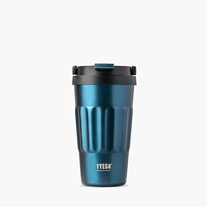 Tyeso 400ML/500ml Vintage Vacuum Flasks Insulated Coffee Mug 304 Stainless Steel Portable Travel Cup Handheld Thermos Hot Cold